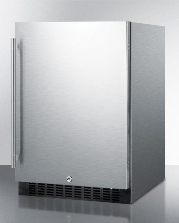 24" Wide Built-In All-Refrigerator, Stainless Steel Cabinet - Image 3