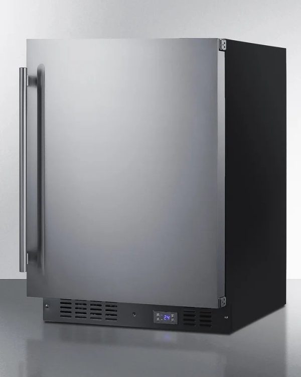 24" Wide Built-In All-Freezer With Icemaker, Black Cabinet - Image 4