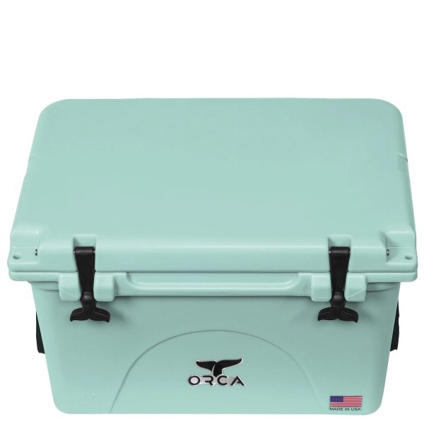 ORCA 40 Quart Hard Cooler Insulated Ice Chest, Seafoam Green - Image 2