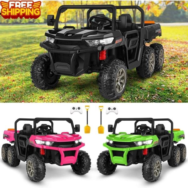 6-Wheel 24V UTV Ride-On with Dump Bed and 4WD Power - Image 3