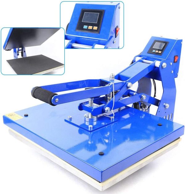 FETCOI 16x20" Auto Open CLAM T-shirt Heat Press Hot Stamping Machine Horizontal Version - Image 9