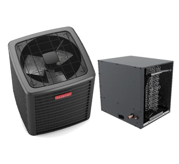 Goodman Multi-Family Series 1.5 Ton 14.3 SEER2 Air Conditioning Condenser and Horizontal Coil (17.5" - Scroll Compressor) - GSXM401810 - CHPTA1822B4