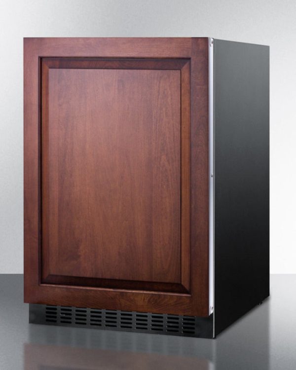 24" Wide Built-In All-Refrigerator (Panel Not Included), Black Cabinet - Image 2