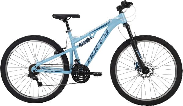 Huffy 26 in. Marker Womens Full Suspension Mountain Bike, Blue - Image 2