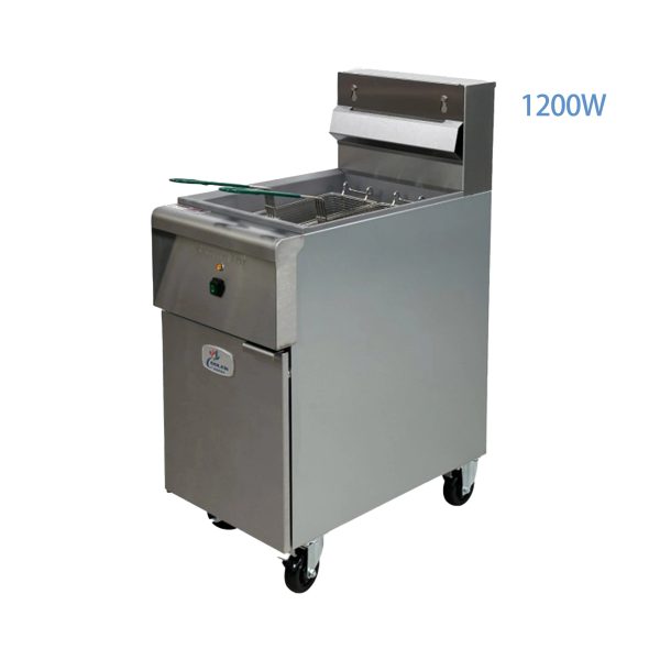 40lbs Electric Deep Fryer 220V, Commercial Fryer with Two Basket 1200W - Image 2