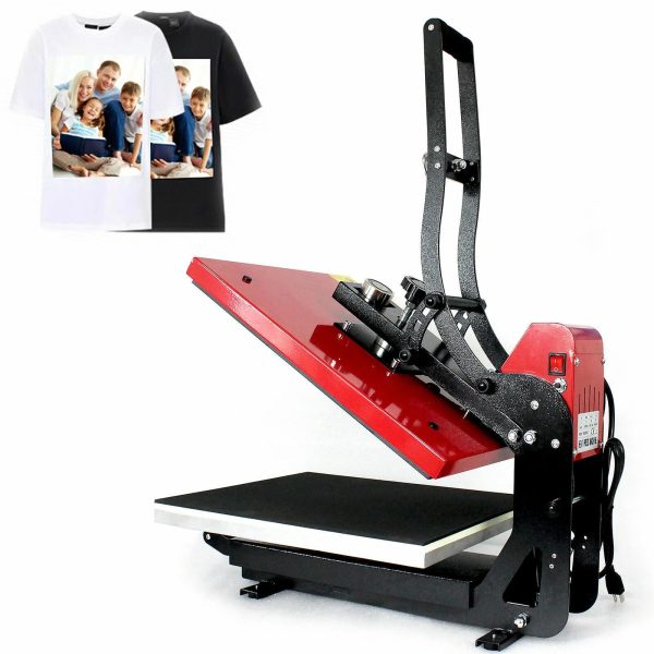 16"x20" Slide Out Auto Open Heat Press Machine Clamshell Slide Out Base T-Shirt - Image 3