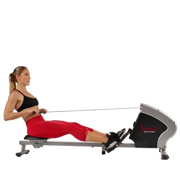 Sunny Health & Fitness SPM Monitor Magnetic Rowing Machine