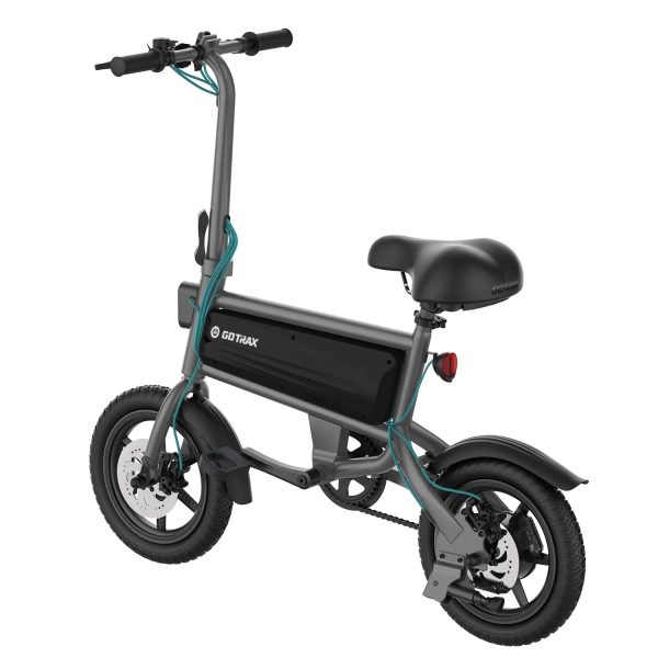 GOTRAX S2 14" Folding Electric Bike for Adults and Teens, 250W 15.5Mph, 15Miles LED Display Mini E-Bike for Commuting - Image 11