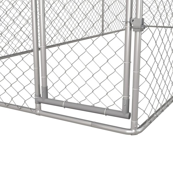 PawHut 19.7' x 7.5' x 7.5' Outdoor Dog Kennel W/ Waterproof Roof - Image 9