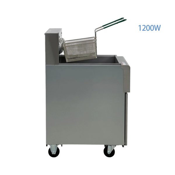 40lbs Electric Deep Fryer 220V, Commercial Fryer with Two Basket 1200W - Image 3