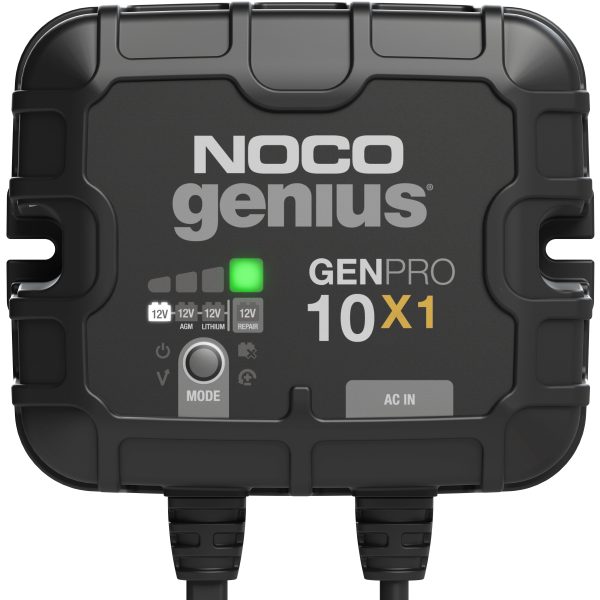 NOCO Genius GENPRO10X1 1-Bank 10A (10A/Bank) 12V Onboard Battery Charger