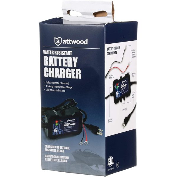 Attwood 11900-4 Battery Charger black ,1.5 AMP - Image 6