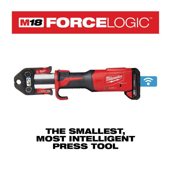 Milwaukee M18 FORCE LOGIC Press Tool with ONE-KEY with 1/2"-2" CTS Jaws 2922-22 from Milwaukee - Image 6