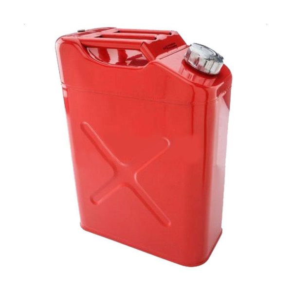 20L US Standard Cold-rolled Plate Petrol Diesel Can Gasoline Bucket with Oil Pipe Army Green - Image 5