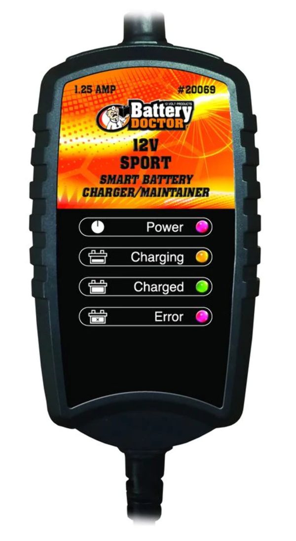 Battery Tender Plus 12V Battery Charger and Maintainer: 1.25 AMP Powersport Battery Charger and Maintainer for Motorcycles, ATVs, UTVs - Smart 12 Volt Automatic Float Charger - 021-0128 - Image 2