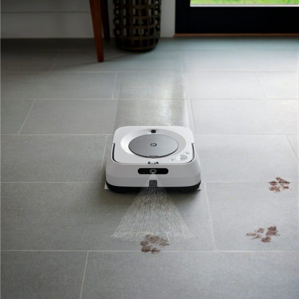 iRobot - Braava jet m6 Wi-Fi Connected Robot Mop - White - Image 3