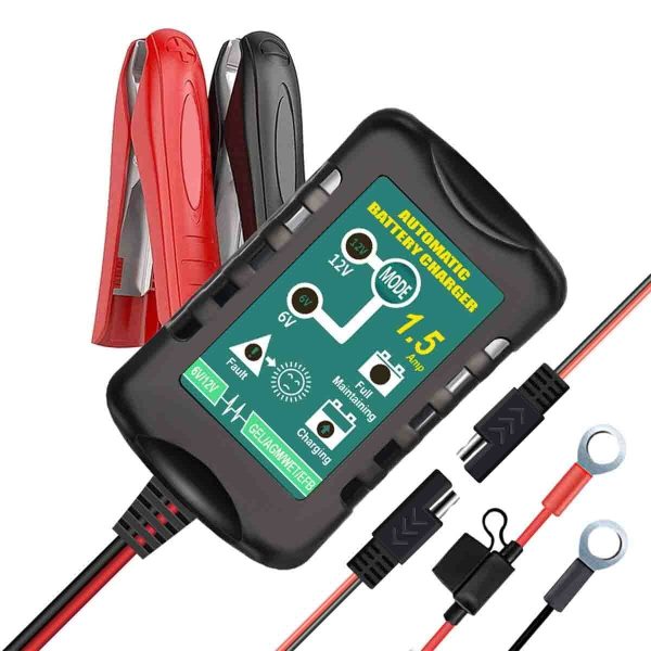 3x Automatic Battery Charger Maintainer Motorcycle Trickle Float For Tender 6V 12V - Image 3