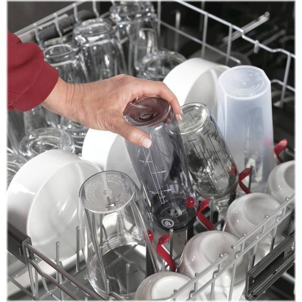 GE Profile- Hidden Control Built-In Dishwasher with Stainless Steel Tub, Fingerprint Resistance, 3rd Rack, 45 dBA - Stainless steel - Image 16