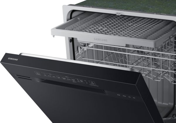 Samsung - 24" Front Control Built-In Dishwasher - Black - Image 9