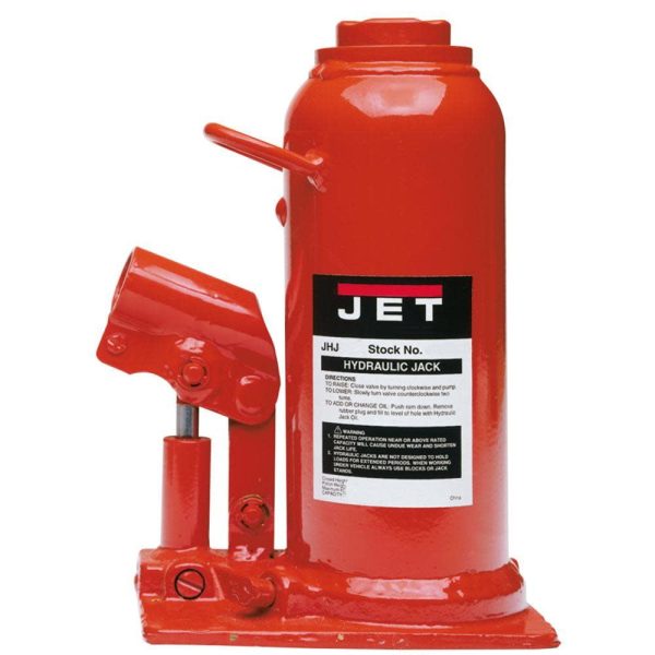 Jet JHJ Series Heavy-Duty Industrial Bottle Jack, 3 1/2Wx6Lx7 7/8-15 1/2H, 8 ton - Image 2