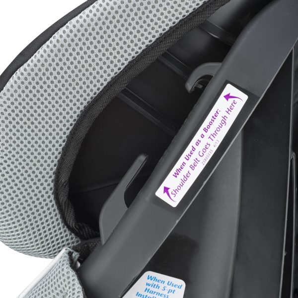 Evenflo Chase LX Harnessed Toddler Booster Car Seat (Jameson Gray) - Image 7