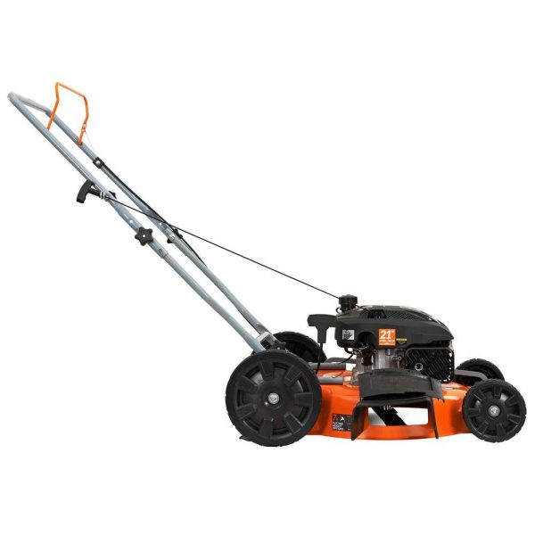 YARDMAX YG1550 21 in. 170cc 2-in-1 Gas Walk Behind Push Lawn Mower with High Rear Wheels - Image 6