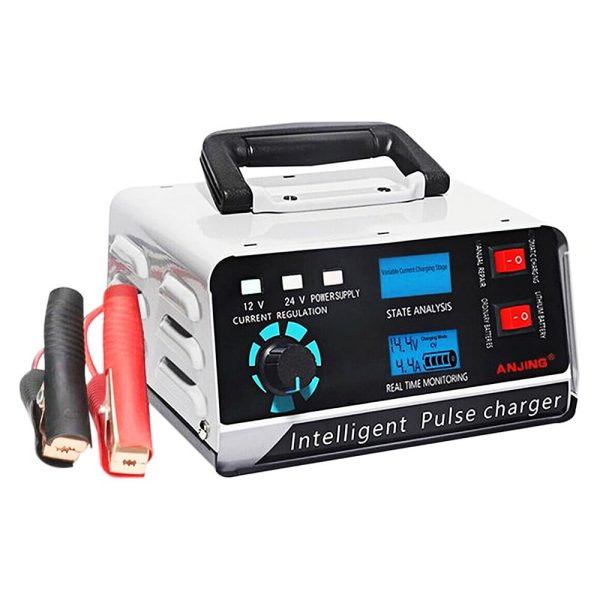 JahyShow Heavy Duty Smart Car Battery Charger: 400W 12V/24V Powerhouse for All Vehicles - Image 2