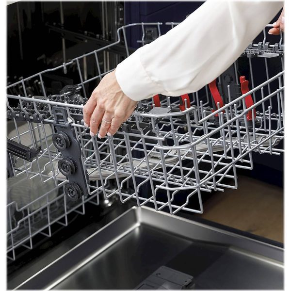 GE - Stainless Steel Interior Fingerprint Resistant Dishwasher with Hidden Controls - Stainless steel - Image 13