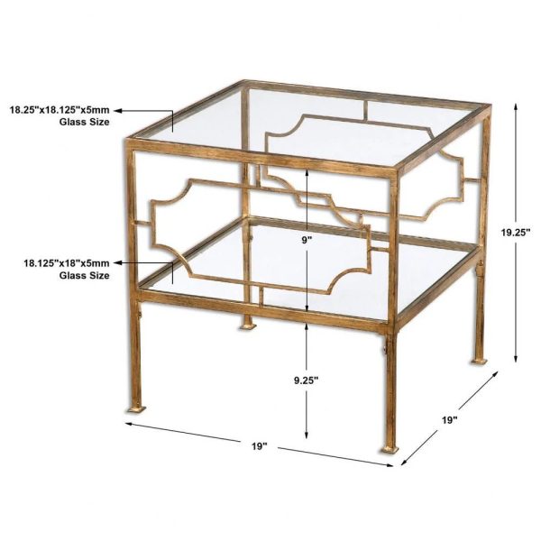 19 inch Cube Table 19 inches Wide By 19 inches Deep Bailey Street Home 208-Bel-1874331 - Image 3