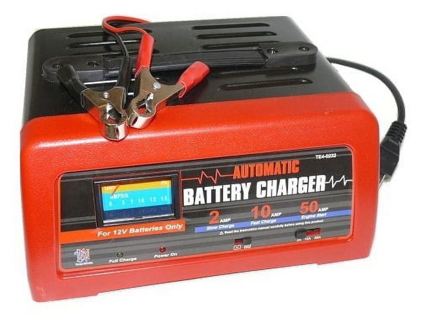 Deep cycle fast charger for 12V 12 volt batteries - 2/10/50 amp