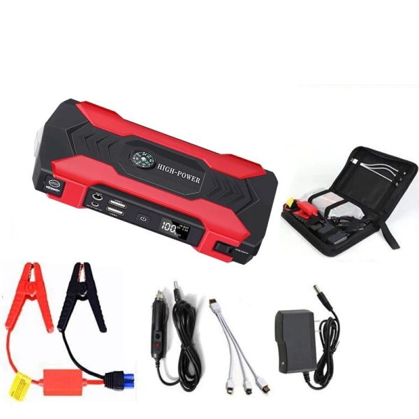 1000A Powerful Car Power Bank 12V Portable Booster Jump Starter Portable Car Jump Starter Powerbank Vehicle Auto Tools