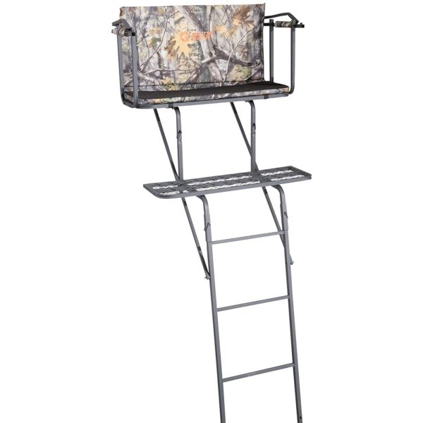 Guide Gear 16.5' 2-Man Ladder Tree Stand for Hunting Elevated Climbing Seat Hunting Gear Equipment Accessories - Image 2