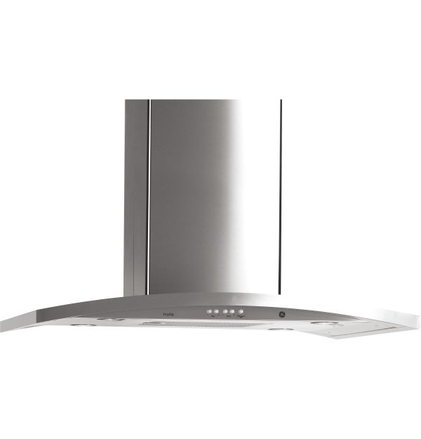 GE Profile - Designer 36" Convertible Range Hood - Stainless steel