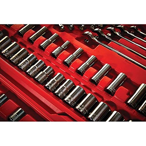 Craftsman 121 Piece SAE and Metric Chrome Mechanic Tool Set - Image 4