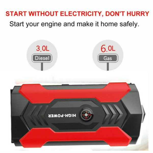 Tagital Portable Mini Slim 20000mAh Car Jump Starter Engine Battery Power Bank - Image 3