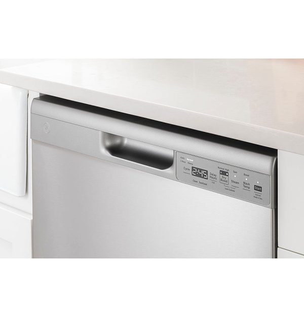 GE - Front Control Built-In Dishwasher, 52 dBA - Slate - Image 7