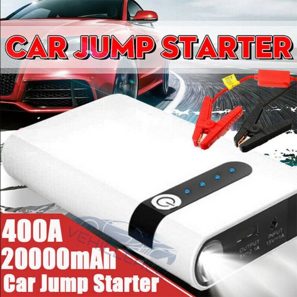 Portable Car Jump Starter Booster Jumper Box 20000mAh Power Bank Battery Charger