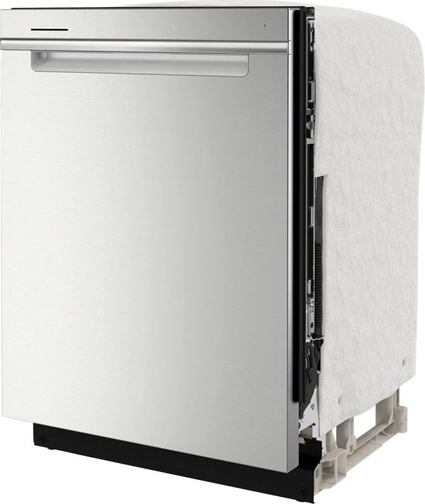 Whirlpool - 24" Top Control Built-In Dishwasher with Stainless Steel Tub, Large Capacity, 3rd Rack, 47 dBA - Stainless steel - Image 2