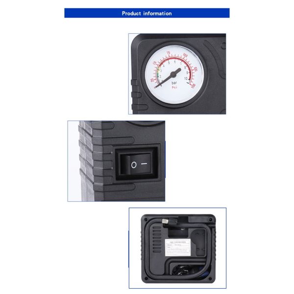 Electric inflator,Peaks Battery 5.0L Battery 600A Peaks (Up LED Dual inflator 6.0L or Dual USB Diesels LED Jump Output - Image 5