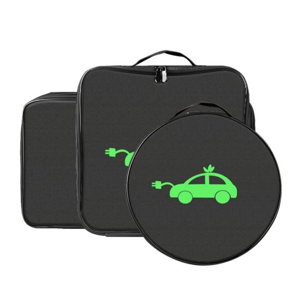 jiaping EV Cables Bag Large Capacity Portable Cable Carry Case for Electric Car Round Shape - Image 8