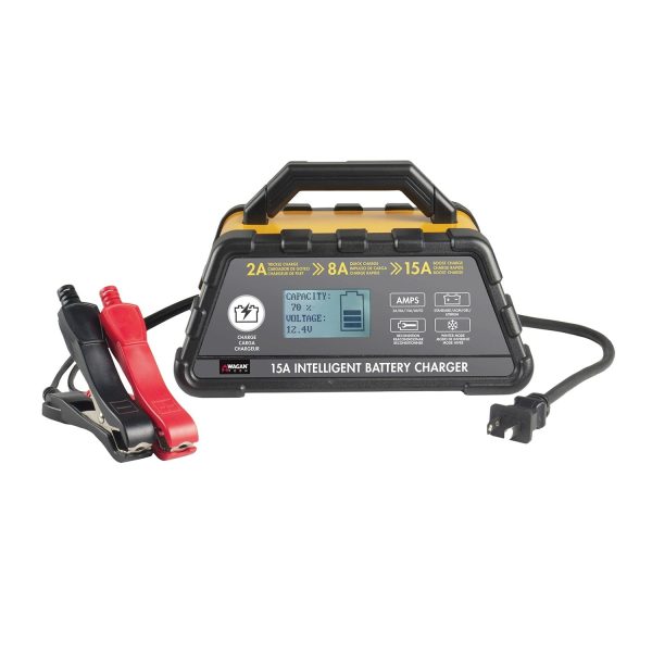 Wagan Tech 7407 15-Amp 6-Stage Intelligent Battery Charger