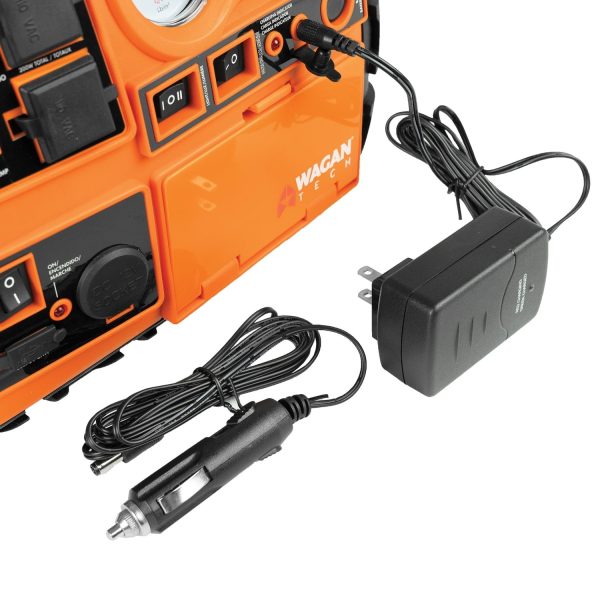 Wagan Tech Power Dome NX2 12-Volt Jump Starter, Air Compressor, Radio, USB Charger, and Inverter with Bluetooth, 2485-9 - Image 7