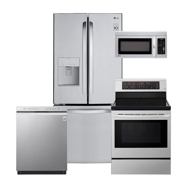 LG - 24" Front-Control Built-In Dishwasher with Stainless Steel Tub, QuadWash, 48 dBa - Stainless steel - Image 8