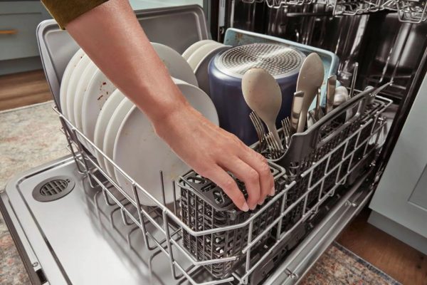 Whirlpool - 24" Top Control Built-In Dishwasher with Stainless Steel Tub, Large Capacity, 3rd Rack, 47 dBA - Stainless steel - Image 10