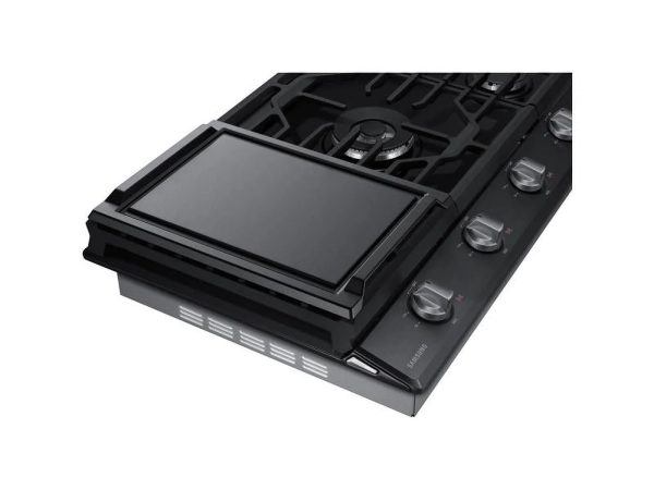 Samsung NA36N6555TG 36 inch Black Stainless 5 Burner Gas Cooktop - Image 5