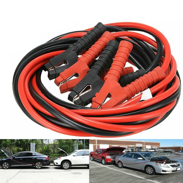 20FT Gauge Booster Cable Jumping Cables Power Jumper 3000AMP Heavy Duty