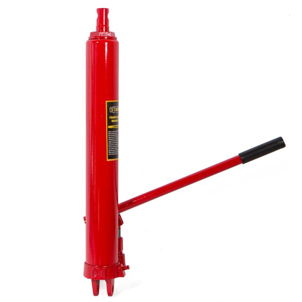 Stark 8 Ton Double-Piston Long Hydraulic Ram Jack Engine Lift Hoist Cherry Picker Pump w/ Handle - Image 3