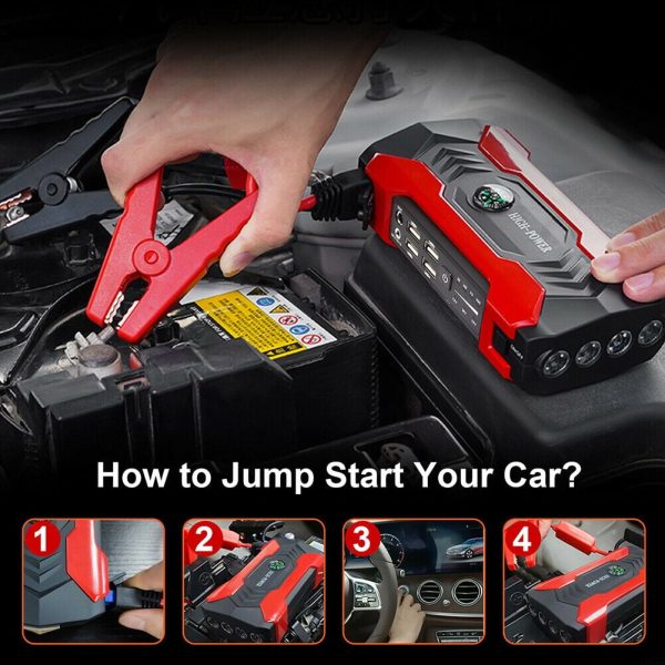 99800mAh Car Jump Starter Booster Jumper Box Power Bank Battery Charger Portable - Image 6