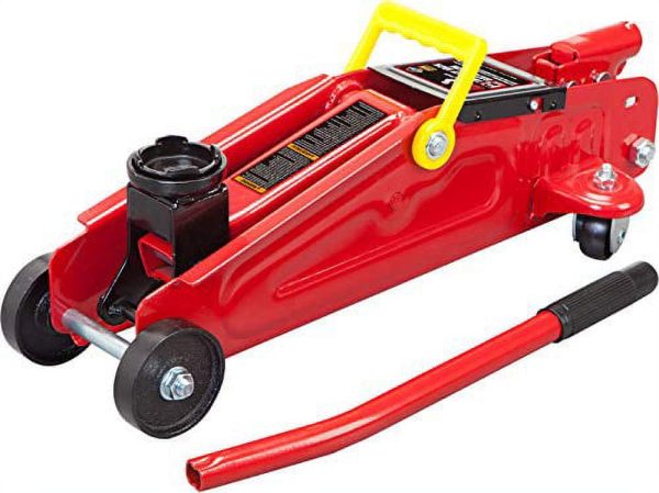 BIG RED T820014S Torin Hydraulic Trolley Service/Floor Jack with Blow Mold Carrying Storage Case, 1.5 Ton (3,000 lb) Capacity, Red - Image 4