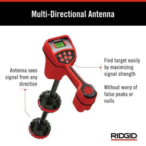 NaviTrack Scout Underground Sonde and Cable Locator, Multidirectional Locating Device, Battery Operated or Rechargeable 19238 - Image 4